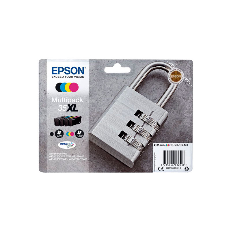 MULTIPACK INKJET ORIGINAL EPSON Nº35XL MULTIPACK INKJET ORIGINAL EPSON Nº35XL
