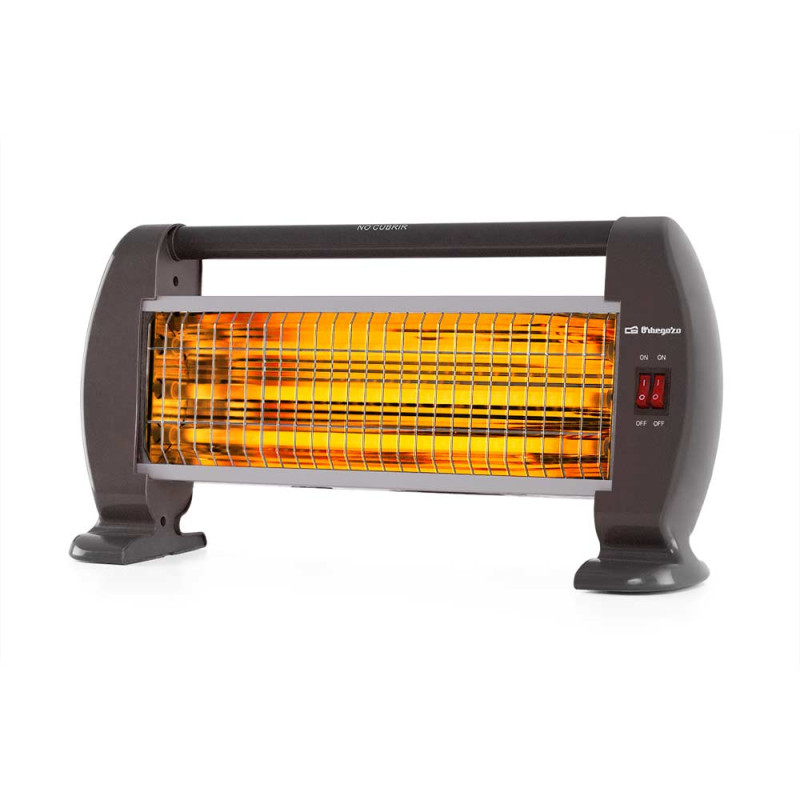 BP 0206 INTERIOR NEGRO 1200 W CALEFACTOR ELÉCTRICO DE CUARZO