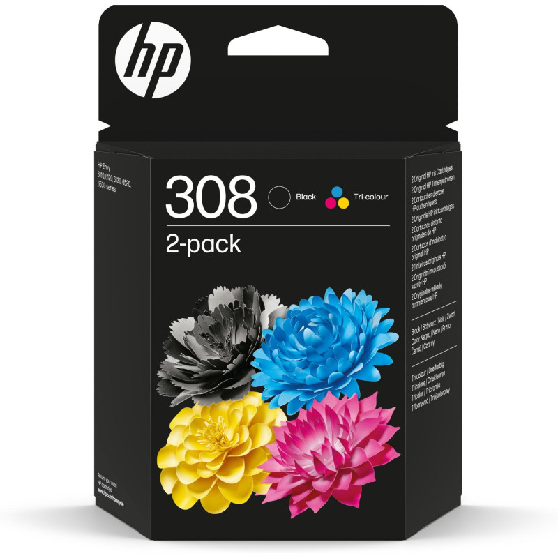 PACK 2 INKJET ORIGINAL HP 308 PACK 2 INKJET ORIGINAL HP 308