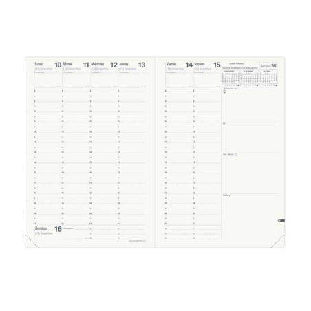 AGENDA 2026 QUOVADIS "TOSCANA: MINISTRE" SEMANA VISTA VERTICAL 16x24cm CASTELLANO