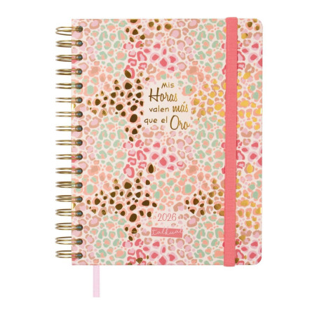 AGENDA 2026 FINOCAM "TALKUAL: ORO" DÍA PÁGINA 15,5x21,7cm