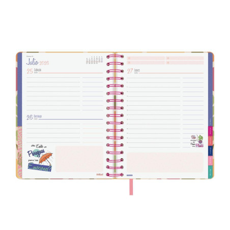 AGENDA 2026 FINOCAM "TALKUAL: IDEAS" DÍA PÁGINA 15,5x21,7cm