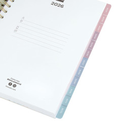 AGENDA 2026 FINOCAM "OPTIMAL: EMMA" SEMANA VISTA 17,6x25cm