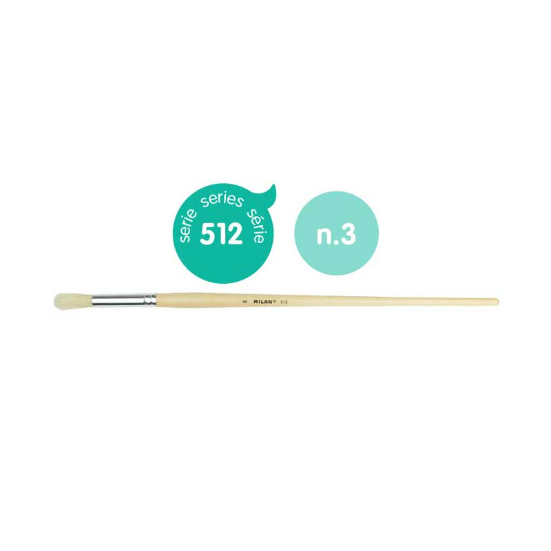 PINCEL MILAN SERIE 512 Nº CALIBRE 3 PINCEL MILAN SERIE 512 Nº CALIBRE 3
