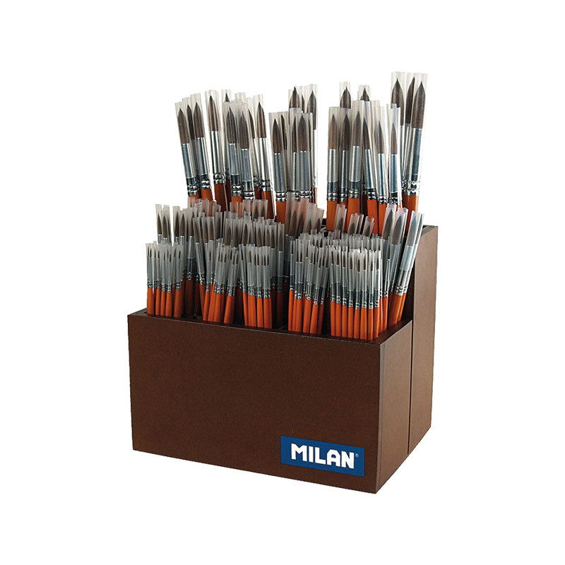EXPOSITOR 237 PINCELES MILAN SERIE 101