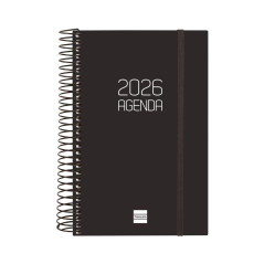 AGENDA 2026 FINOCAM "OPAQUE" DÍA PÁGINA 21x29,7cm CASTELLANO