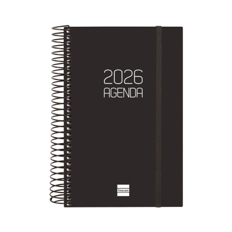 AGENDA 2026 FINOCAM "OPAQUE" SEMANA VISTA 21x29,7cm CASTELLANO