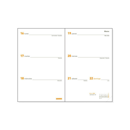 RECAMBIO ANUALIDAD 2026 FINOCAM "PLANA: P394" SEMANA VISTA CASTELLANO