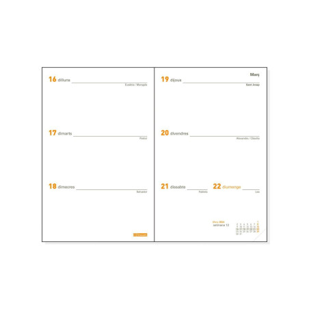 RECAMBIO ANUALIDAD 2026 FINOCAM "PLANA: P394" SEMANA VISTA CATALÁN