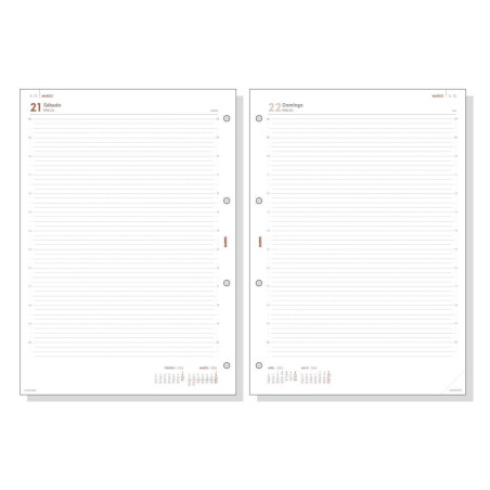 RECAMBIO ANUALIDAD 2026 FINOCAM "OPEN: R4098" DÍA PÁGINA CASTELLANO