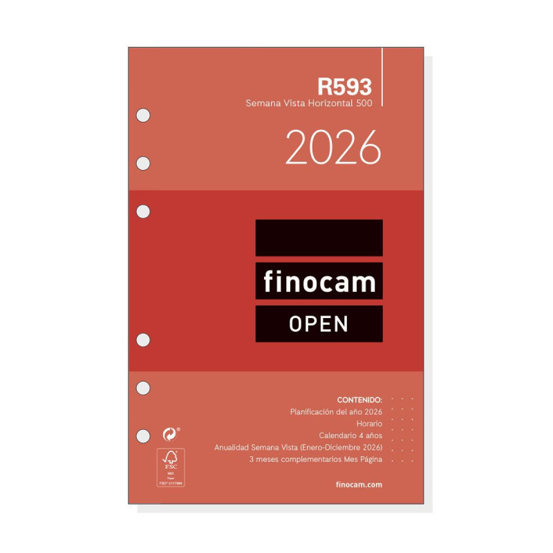 RECAMBIO ANUALIDAD 2026 FINOCAM "OPEN: R593" SEMANA VISTA CASTELLANO RECAMBIO ANUALIDAD 2026 FINOCAM "OPEN: R593" SEMANA VISTA CASTELLANO