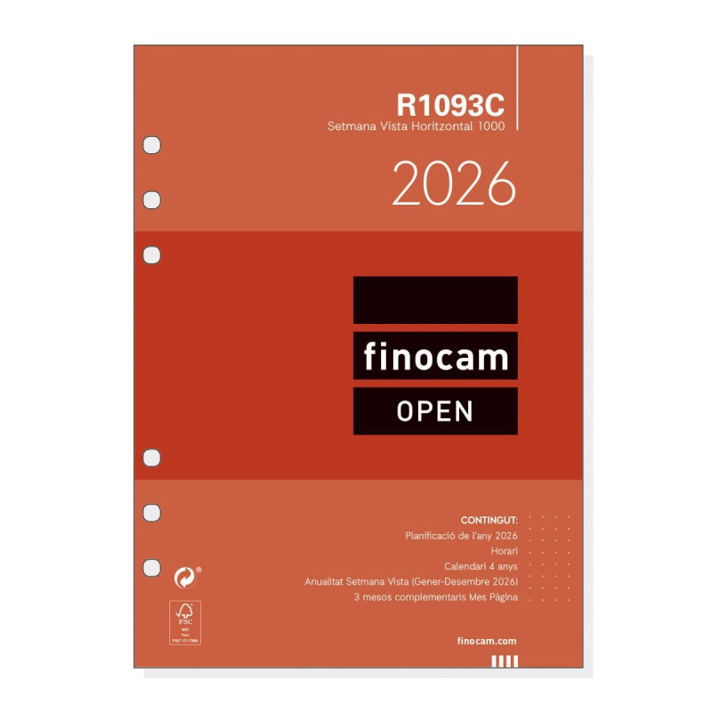 RECAMBIO ANUALIDAD 2026 FINOCAM "OPEN: R1093" SEMANA VISTA CATALÁN RECAMBIO ANUALIDAD 2026 FINOCAM "OPEN: R1093" SEMANA VISTA CATALÁN