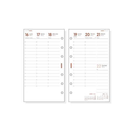 RECAMBIO ANUALIDAD 2026 FINOCAM "OPEN: R499" SEMANA VISTA VERTICAL CASTELLANO