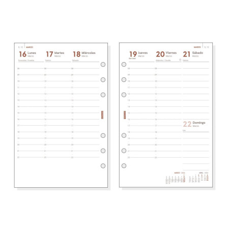 RECAMBIO ANUALIDAD 2026 FINOCAM "OPEN: R599" SEMANA VISTA VERTICAL CASTELLANO