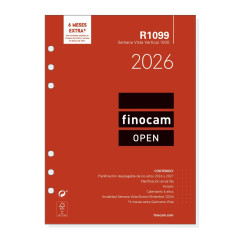 RECAMBIO ANUALIDAD 2026 FINOCAM "OPEN: R1099" SEMANA VISTA VERTICAL CASTELLANO
