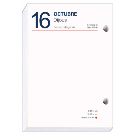 CALENDARIO 2026 MYRGA "TACO Nº6" 8,3x12cm CATALÁN