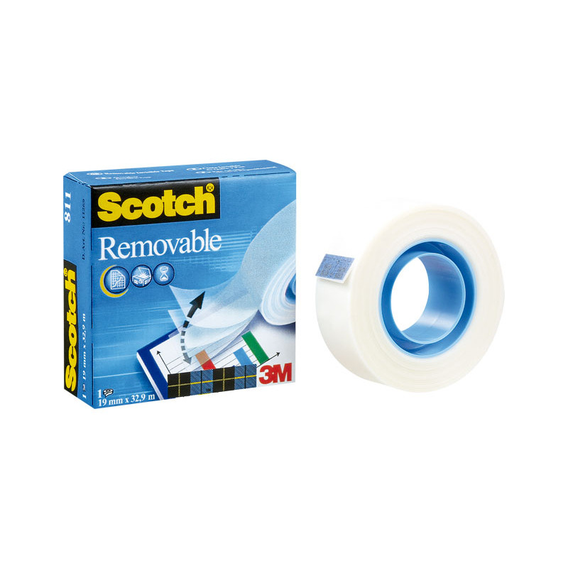 CINTA SCOTCH MAGIC REMOVIBLE 19mm x 33m