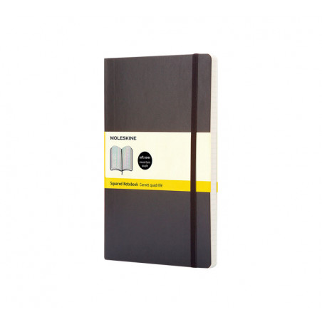 CUADERNO MOLESKINE CLÁSICO 13x21cm TAPA BLANDA CUADRÍCULA