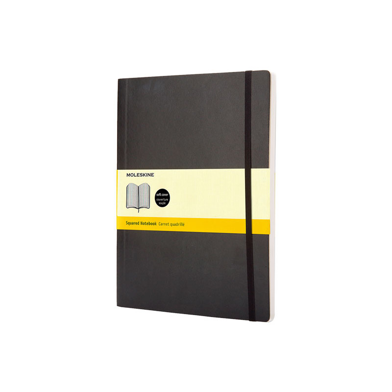 CUADERNO MOLESKINE CLÁSICO 19x25cm TAPA BLANDA CUADRÍCULA CUADERNO MOLESKINE CLÁSICO 19x25cm TAPA BLANDA CUADRÍCULA