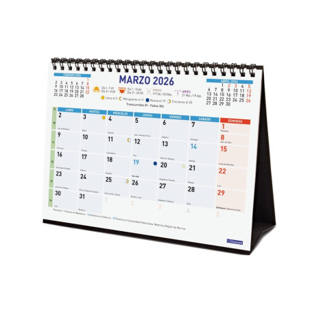 CALENDARIO SOBREMESA 2026 FINOCAM "COLOR S" CASTELLANO