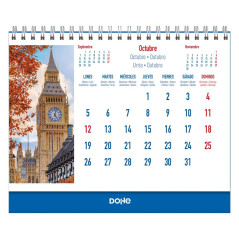 CALENDARIO SOBREMESA 2026 DOHE  "IMÁGENES: CIUDADES"
