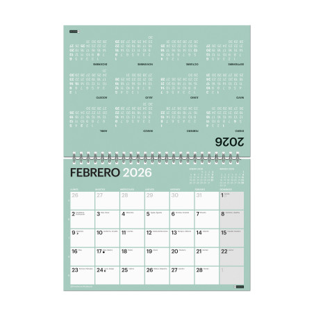 CALENDARIO SOBREMESA 2026 MIQUELRIUS "CHROMAT"