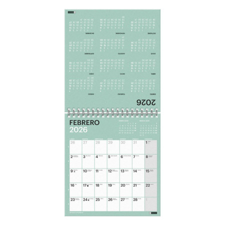 CALENDARIO SOBREMESA 2026 MIQUELRIUS "CHROMAT" 14x15cm
