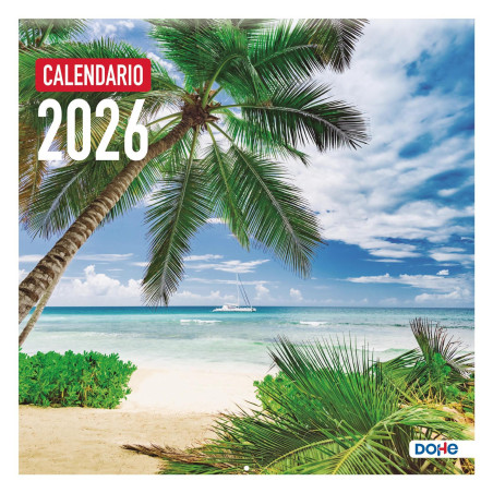 CALENDARIO DE PARED 2026 DOHE "IMÁGENES: PAISAJES EXÓTICOS"