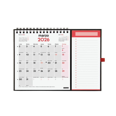CALENDARIO DE PARED 2026 FINOCAM "NEUTRO: CON IMÁN XS" CASTELLANO