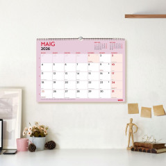 CALENDARIO DE PARED 2026 FINOCAM "GRAFIK" CATALÁN