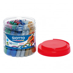 BOTE 50 TUBOS COLA GIOTTO GLITTER