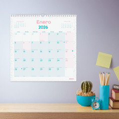CALENDARIO DE PARED 2026 FINOCAM "CHIC" CASTELLANO