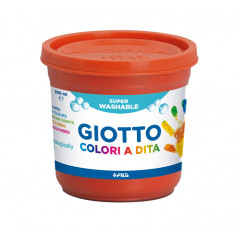 ESTUCHE 6 BOTES PINTURA DE DEDOS GIOTTO 200ml