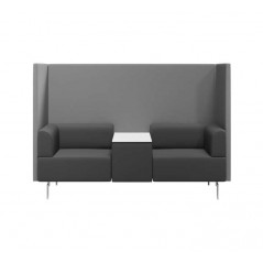 SOFÁ ROCADA SOFT SEATING DOBLE CON MESA