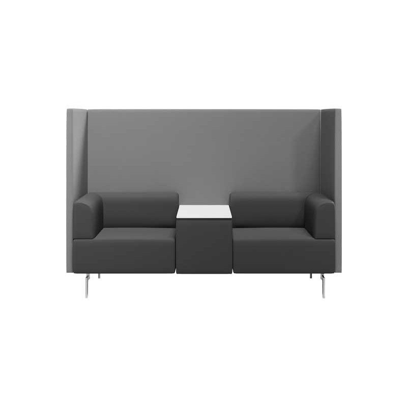 SOFÁ ROCADA SOFT SEATING DOBLE CON MESA