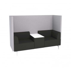 SOFÁ ROCADA SOFT SEATING DOBLE CON MESA