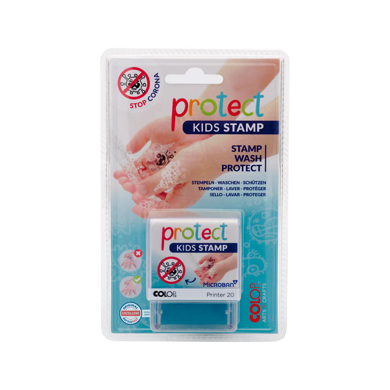 BLÍSTER SELLO COLOP PRINTER 20 "PROTECT KIDS"