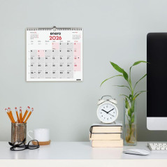 CALENDARIO DE PARED 2026 FINOCAM "NEUTRO: ESCRIBIR M" CASTELLANO