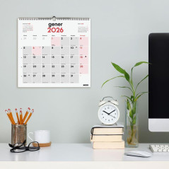 CALENDARIO DE PARED 2026 FINOCAM "NEUTRO: ESCRIBIR L" CATALÁN