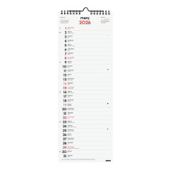 CALENDARIO DE PARED 2026 FINOCAM "NEUTRO: ESCRIBIR LARGO" CATALÁN