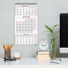 CALENDARIO DE PARED 2026 FINOCAM "NEUTRO: ESCRIBIR 3 MESES VISTA" CATALÁN