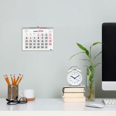 CALENDARIO DE PARED 2026 FINOCAM "NEUTRO: Nº GRANDES S" CASTELLANO