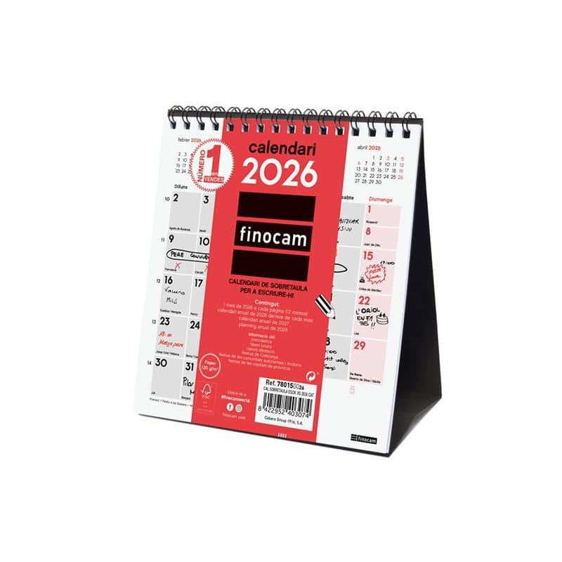 CALENDARIO SOBREMESA 2026 FINOCAM "NEUTRO: ESCRIBIR XS" CATALÁN CALENDARIO SOBREMESA 2026 FINOCAM "NEUTRO: ESCRIBIR XS" CATALÁN