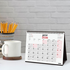 CALENDARIO SOBREMESA 2026 FINOCAM "NEUTRO: ESCRIBIR S" CATALÁN