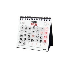 CALENDARIO SOBREMESA 2026 FINOCAM "NEUTRO: Nº GRANDES XXS" CASTELLANO
