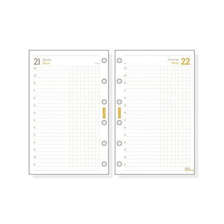 RECAMBIO ANUALIDAD 2026 FINOCAM "CLASSIC: C298" DÍA PÁGINA CASTELLANO