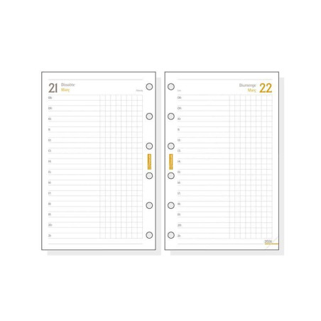 RECAMBIO ANUALIDAD 2026 FINOCAM "CLASSIC: C298" DÍA PÁGINA CATALÁN