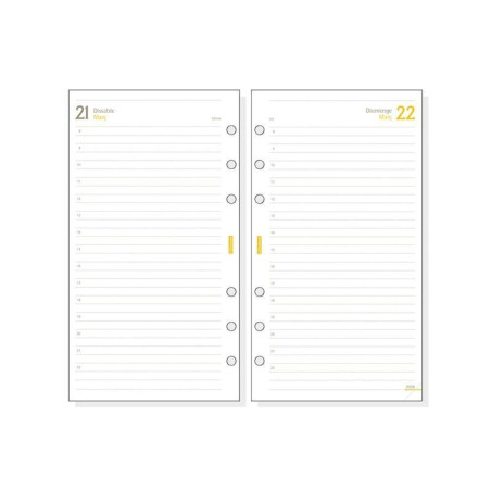 RECAMBIO ANUALIDAD 2026 FINOCAM "CLASSIC: C998" DÍA PÁGINA CATALÁN