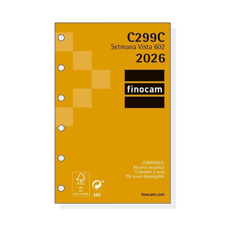 RECAMBIO ANUALIDAD 2026 FINOCAM "CLASSIC: C299" SEMANA VISTA CATALÁN RECAMBIO ANUALIDAD 2026 FINOCAM "CLASSIC: C299" SEMANA VISTA CATALÁN
