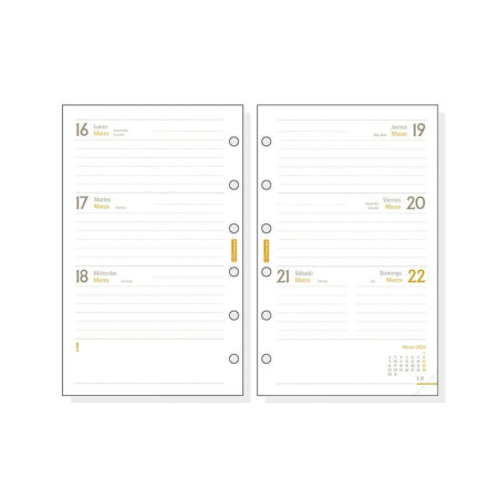 RECAMBIO ANUALIDAD 2026 FINOCAM "CLASSIC: C399" SEMANA VISTA CASTELLANO